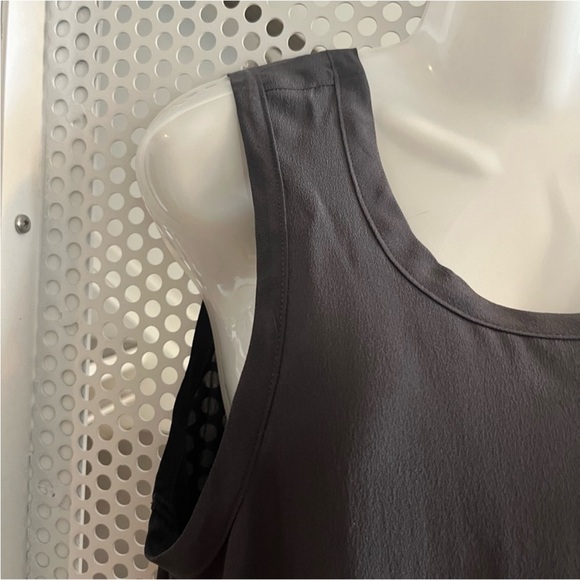 Chaser Silk Tank Style Swim Coverup Size Medium in Vintage Black NW Sample Tag - Picture 7 of 7